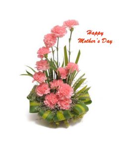 Pink Carnations bouquet for Mother